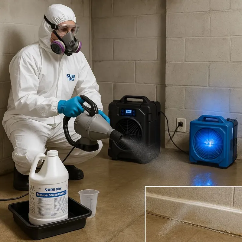 Sanitization and Odor Removal process in Diablo, CA